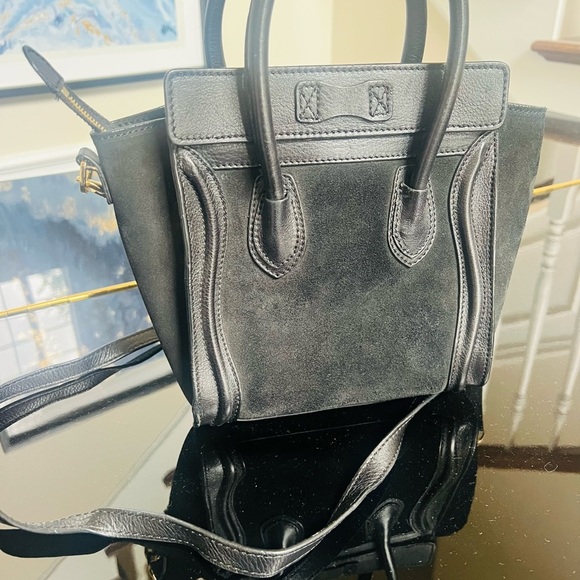 Celine Black Mini Bag with Gold Hardware and Minimalist Design - Picture 10 of 12